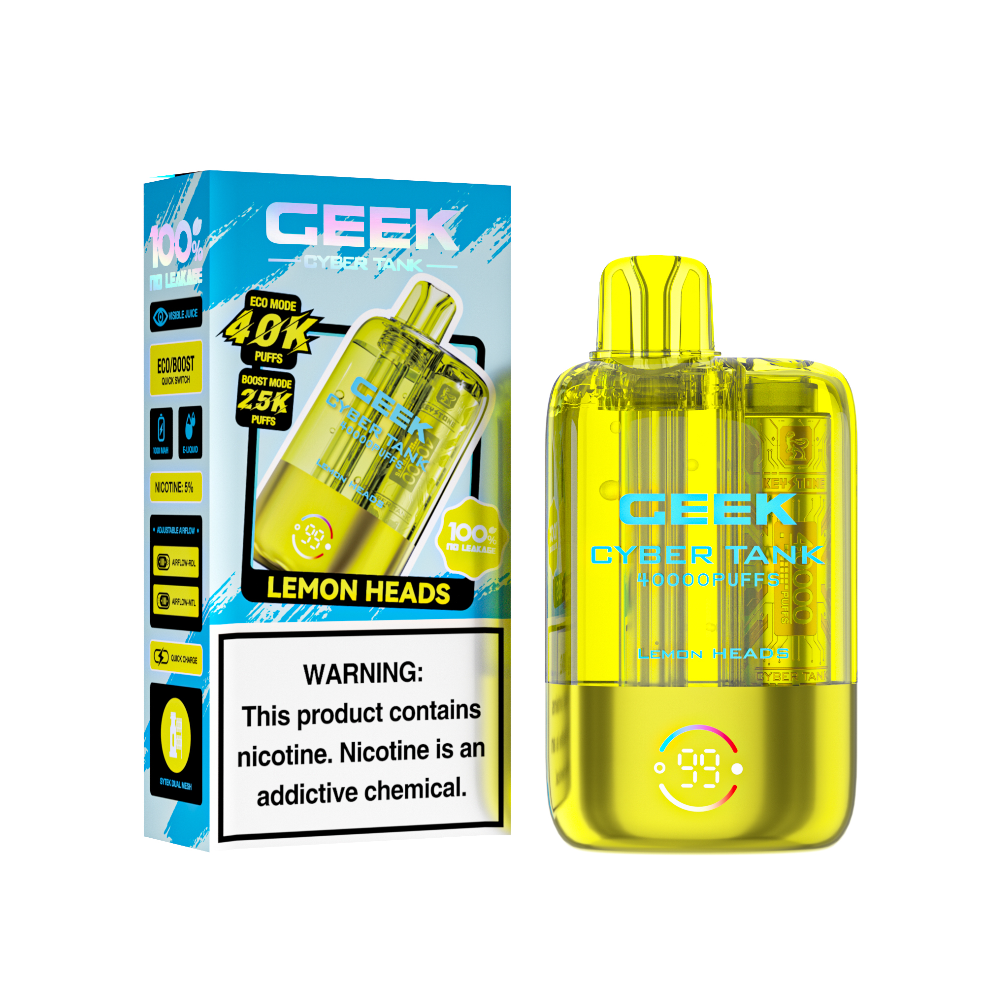 [Europe-PL01] KEYSTONE Geek Cyber Tank 40000 Kit 20ml