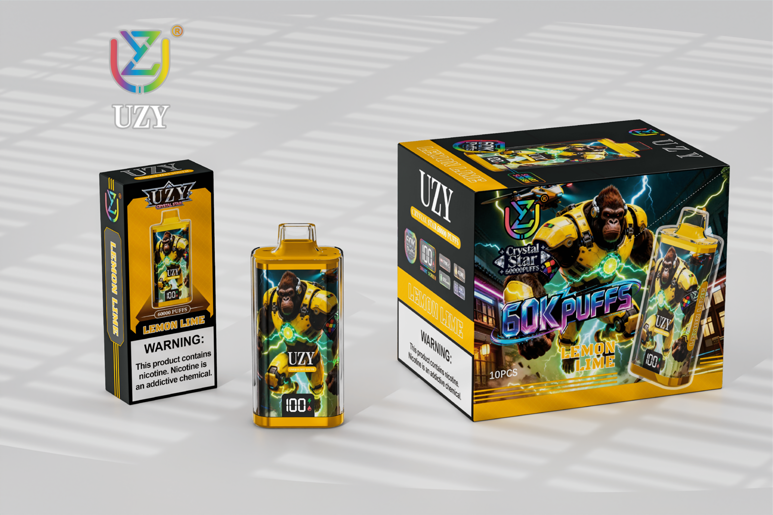 [Europe-DE01] UZY Crystal Star 60000 Kit kit 40ml