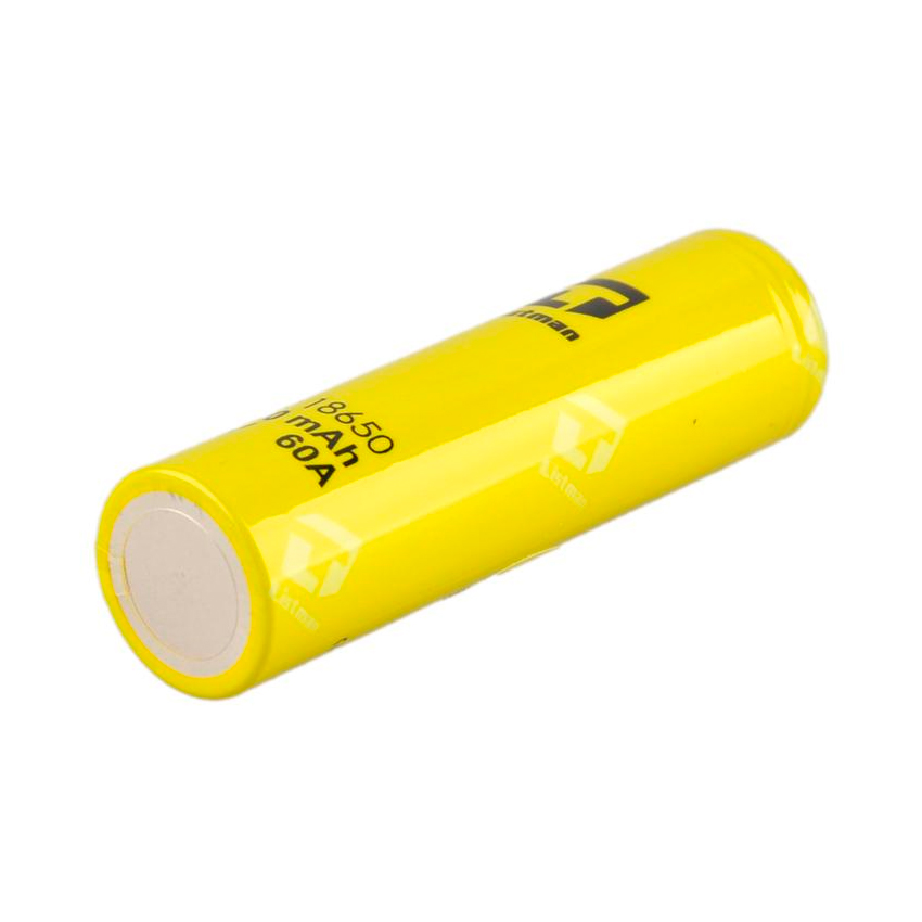 [Global-CN04] 2pcs Listman IMR 18650 2600mAh 60A Flat Top Li-ion Rechargeable Battery-CigBest