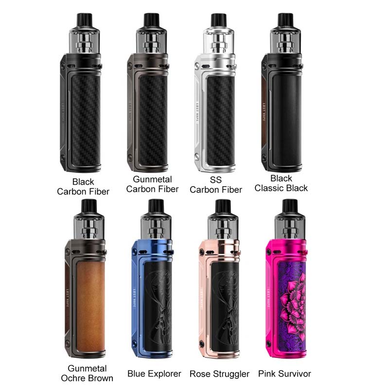 [Global-CN02] Lost Vape Thelema Urban 80W Box Mod Kit with UB Ultra Pod 5.5ml