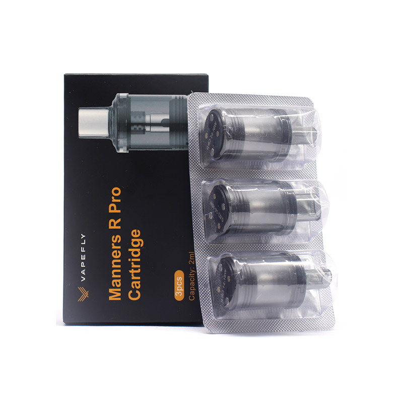 [Global-CN02][Clearance] Vapefly Manners R PRO Pod Cartridge 2ml (3pcs/pack)-CigBest