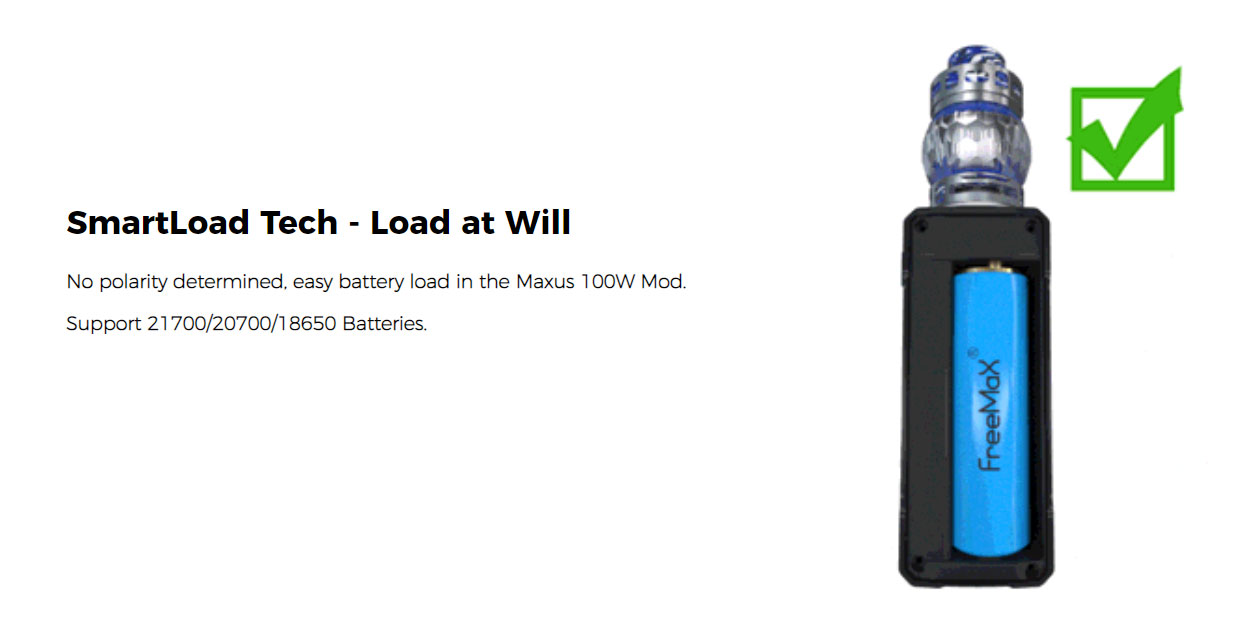 Freemax Maxus 100W Metall-Kit