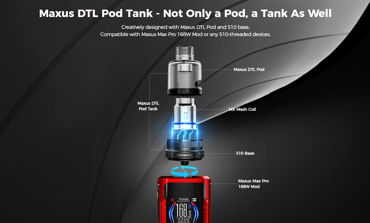 Freemax Maxus DTL Pod Tank