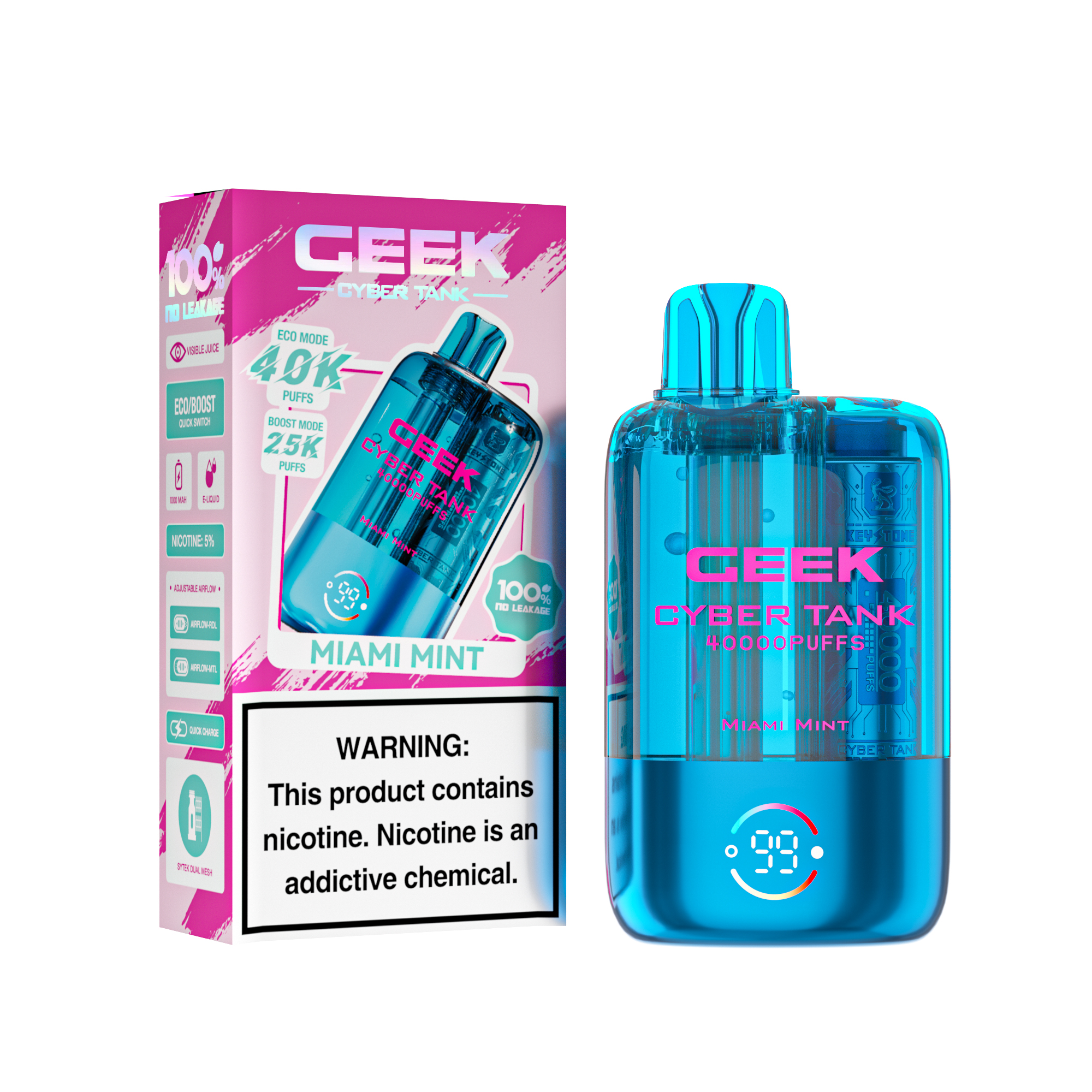[Europe-PL01] KEYSTONE Geek Cyber Tank 40000 Kit 20ml