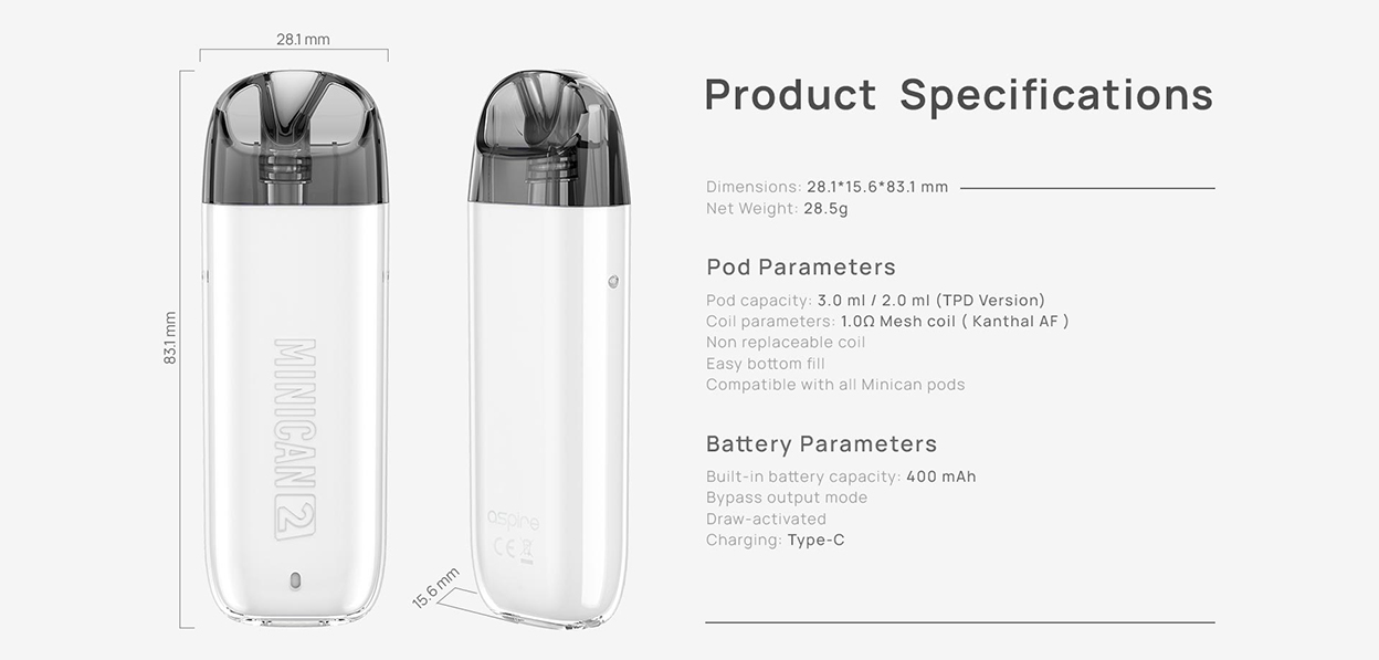 Kit Aspire Minican 2