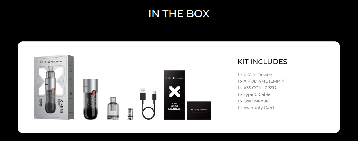 Vaporesso Moti X Mini Pod Kit