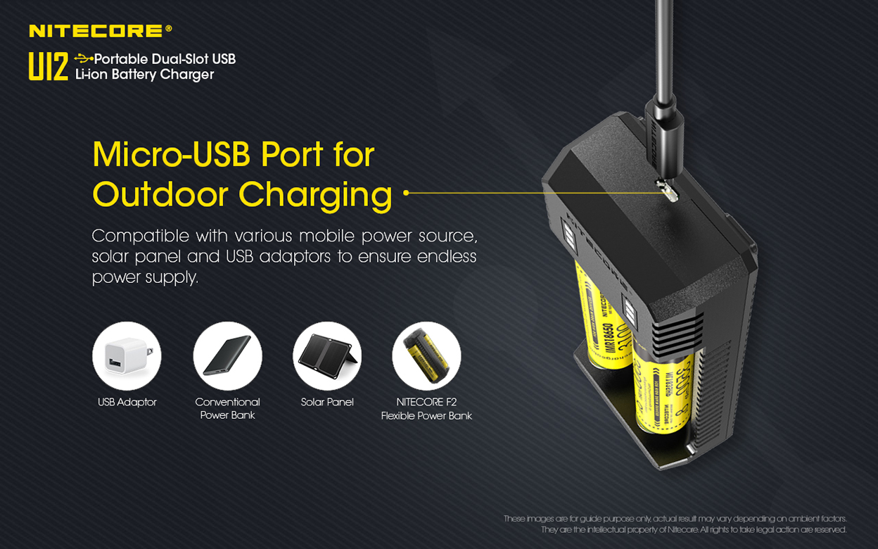 Nitecore UI2 USB-Ladegerät