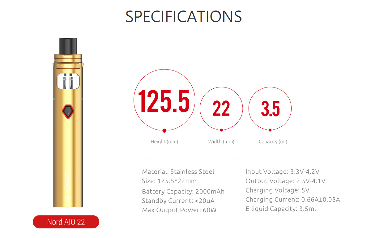 Kit Smok Nord AIO 22