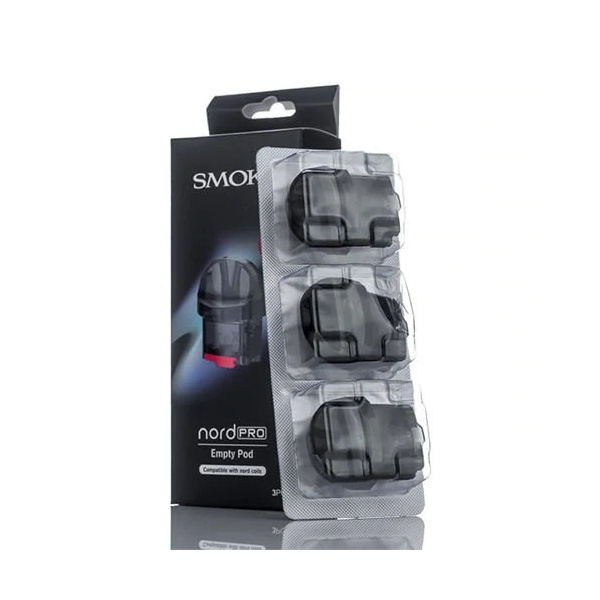 [Global-CN02][Pre-order] SMOK Nord Pro Empty Pod Cartridge 3.3ml (3pcs/pack)-CigBest