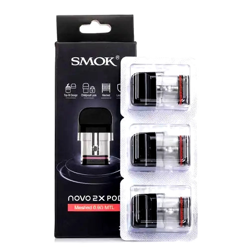 [Global-CN02] SMOK Novo 2 Pod Cartridge for SMOK Novo, Novo 2, Novo 2s, Novo 3 Kit, Novo 2x, Propod GT Kit, Novo Master Kit, Novo Master Box Kit 2ml (3pcs/pack)-CigBest