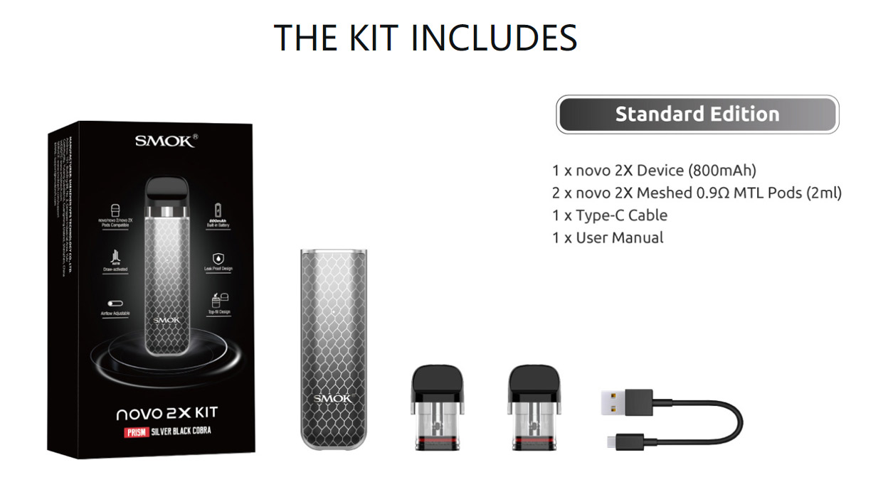 Kit Smok Novo 2X