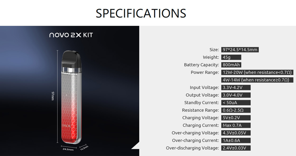 Kit Smok Novo 2X