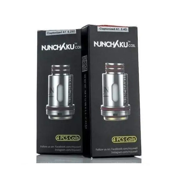 [Global-CN02] Uwell Replacement Coils (0.2ohm & 0.25ohm & 0.4ohm & 0.14ohm) for Nunchaku,Nunchaku 2 Tank Atomizer (4pcs/Pack)-CigBest