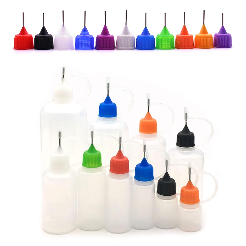 [Global-CN02] 100pcs PE Empty Dropper Filling Bottles with Needle Tip 3ml/5ml/10ml/15ml/20ml/30ml/50ml/60ml/100ml/120ml-CigBest