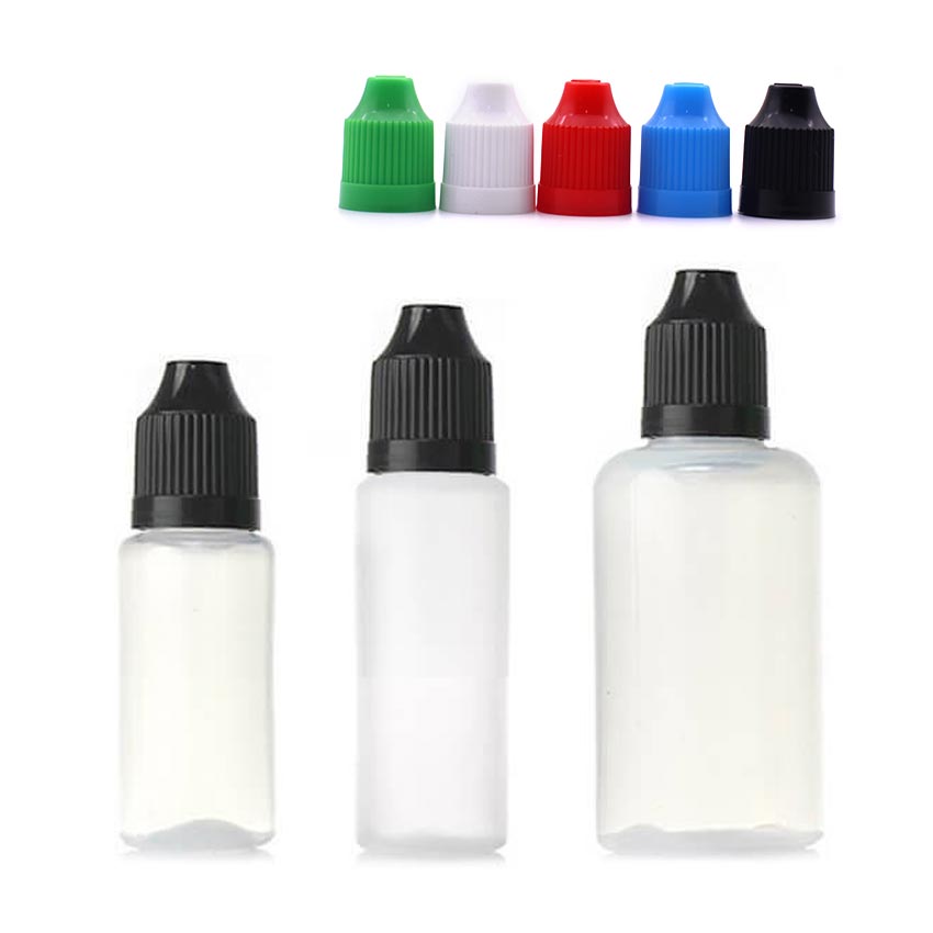 [Global-CN02] 100pcs PE Empty Squeezable Ejuice Bottles With Childproof 3ml/5ml/10ml/15ml/20ml/30ml/50ml/60ml/100ml/120ml-CigBest