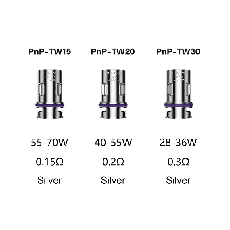 [Global-CN02] Voopoo PnP Replacement Coils for Drag Baby/Mini/2/S/X,VINCI Series Kit,Argus Pro,PnP 20/22,V.SUIT,Doric 60,Drag E60,Drag H80 S (5Pcs/Pack)