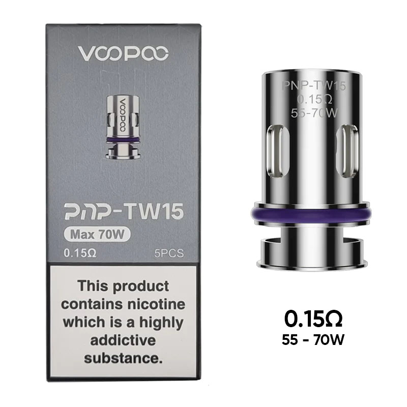 [Global-CN02] Voopoo PnP Replacement Coils for Drag Baby/Mini/2/S/X,VINCI Series Kit,Argus Pro,PnP 20/22,V.SUIT,Doric 60,Drag E60,Drag H80 S (5Pcs/Pack)
