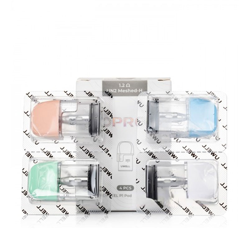 [Global-CN02] Uwell Popreel P1 Pod Cartridge 2ml for Popreel P1 Kit / Popreel PK1 Kit (4pcs/pack)-CigBest