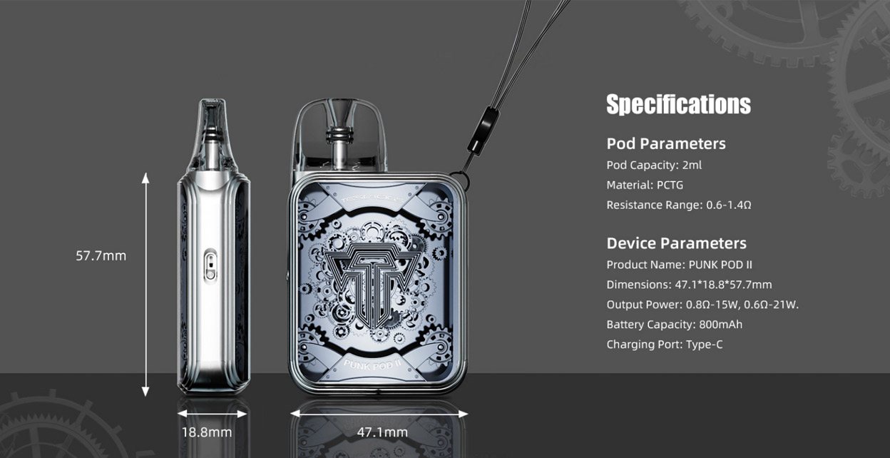 Teslacigs Punk Pod II Bausatz