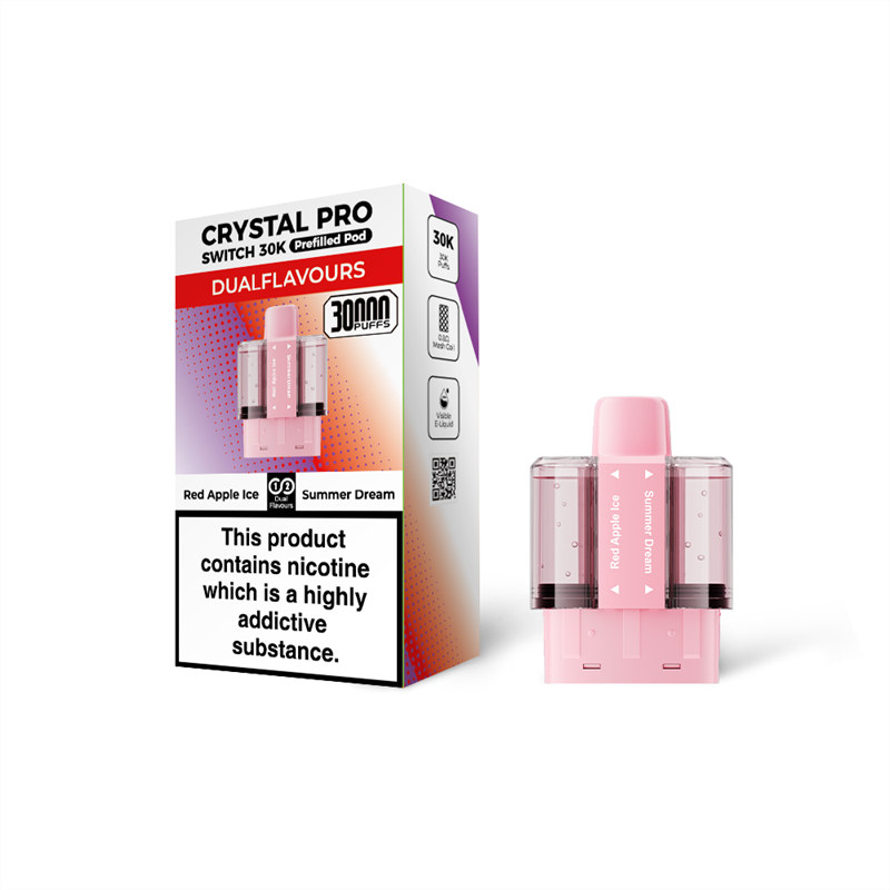 SUONON & Crystal Pro Switch 30K Prefilled Pod Cartridge 22ml (Dual Flavours)