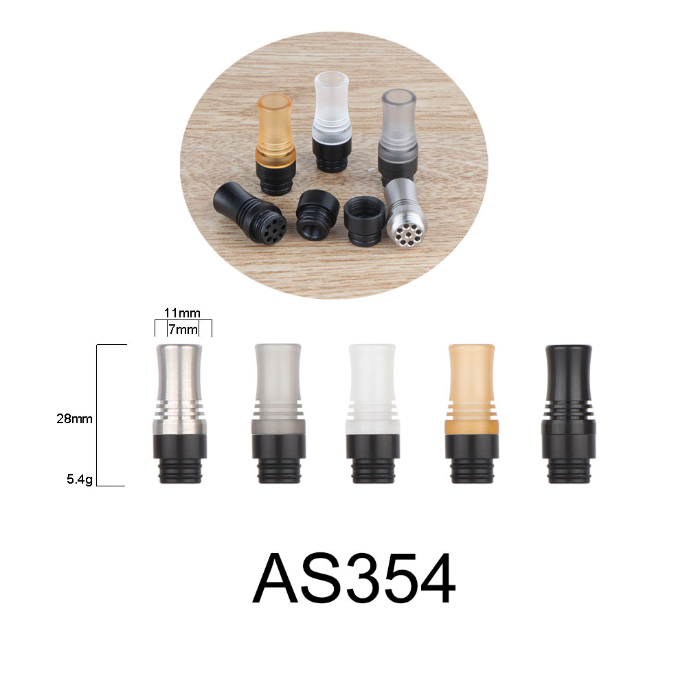 [Global-CN02] Reewape Resin 510 Drip Tip Random Color (10pcs/pack)-CigBest