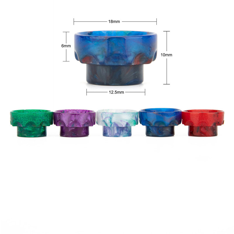[Global-CN02] Reewape Resin 810 Drip Tip Random Color (10pcs/pack)-CigBest