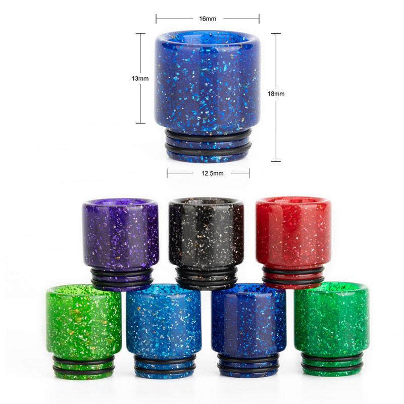 [Global-CN02] Reewape Resin 810 Drip Tip Random Color (10pcs/pack)-CigBest