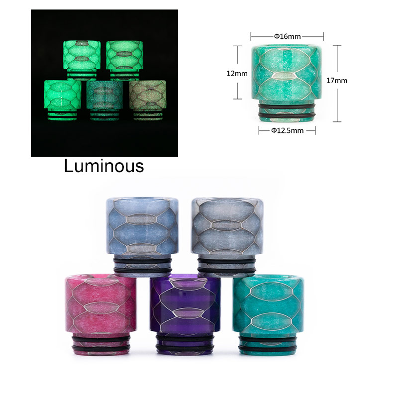 [Global-CN02] Reewape Resin 810 Drip Tip Random Color (10pcs/pack)-CigBest