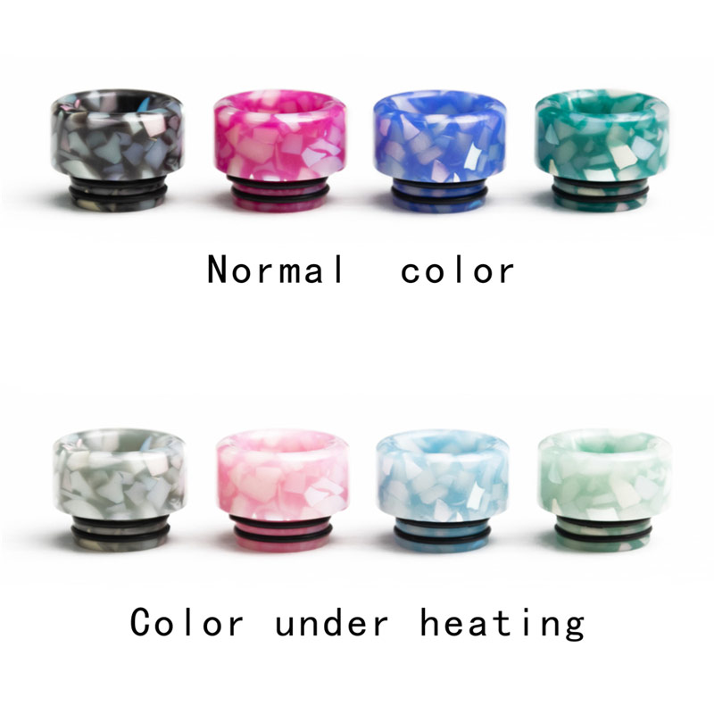 [Global-CN02] Reewape Resin 810 Drip Tip Random Color (10pcs/pack)-CigBest