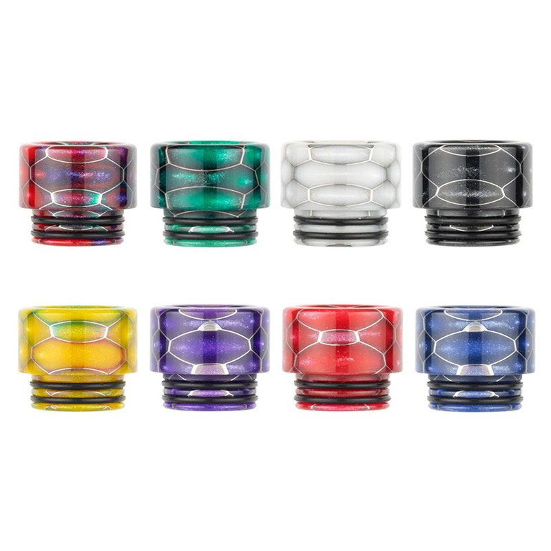 [Global-CN02] Reewape Resin 810 Drip Tip Random Color (10pcs/pack)-CigBest