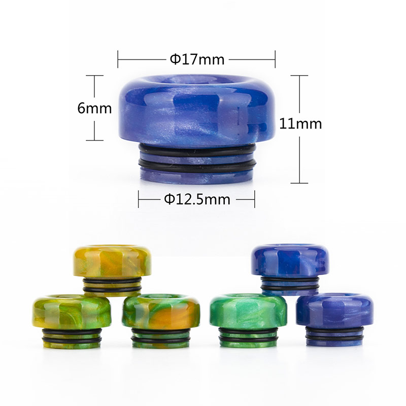 [Global-CN02] Reewape Resin 810 Drip Tip Random Color (10pcs/pack)-CigBest