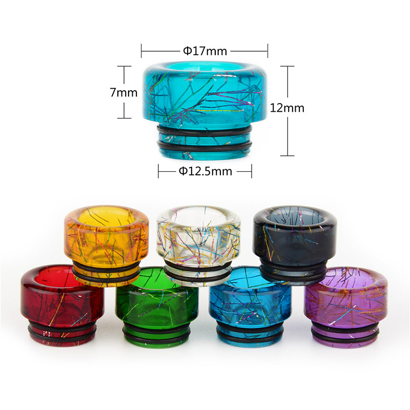 [Global-CN02] Reewape Resin 810 Drip Tip Random Color (10pcs/pack)-CigBest