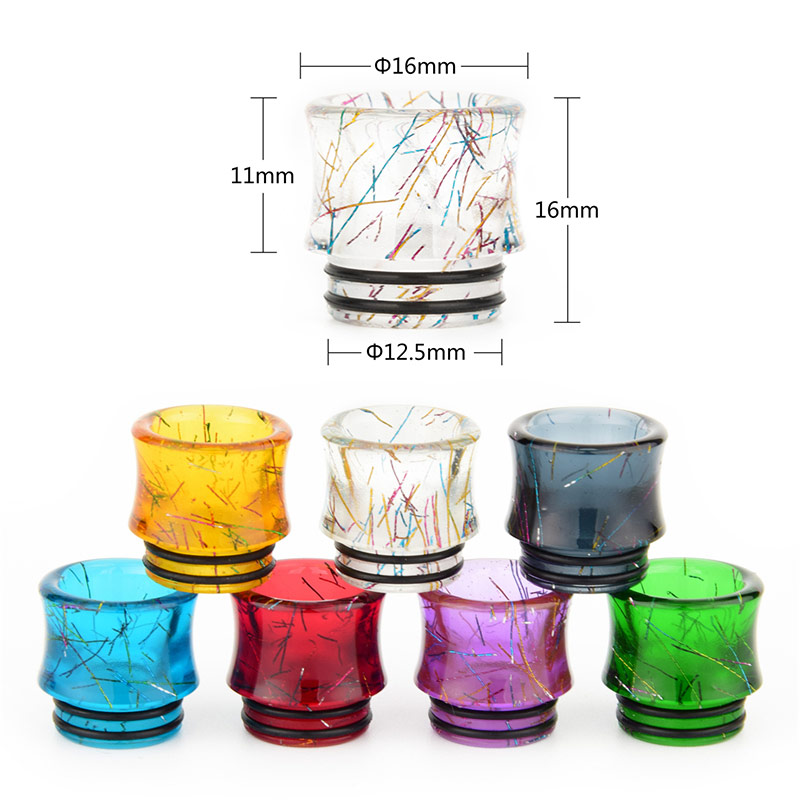 [Global-CN02] Reewape Resin 810 Drip Tip Random Color (10pcs/pack)-CigBest