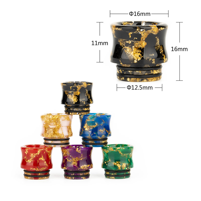 [Global-CN02] Reewape Resin 810 Drip Tip Random Color (10pcs/pack)-CigBest