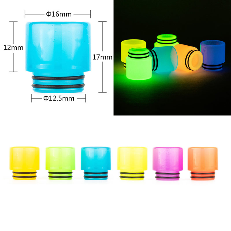 [Global-CN02] Reewape Resin 810 Drip Tip Random Color (10pcs/pack)-CigBest