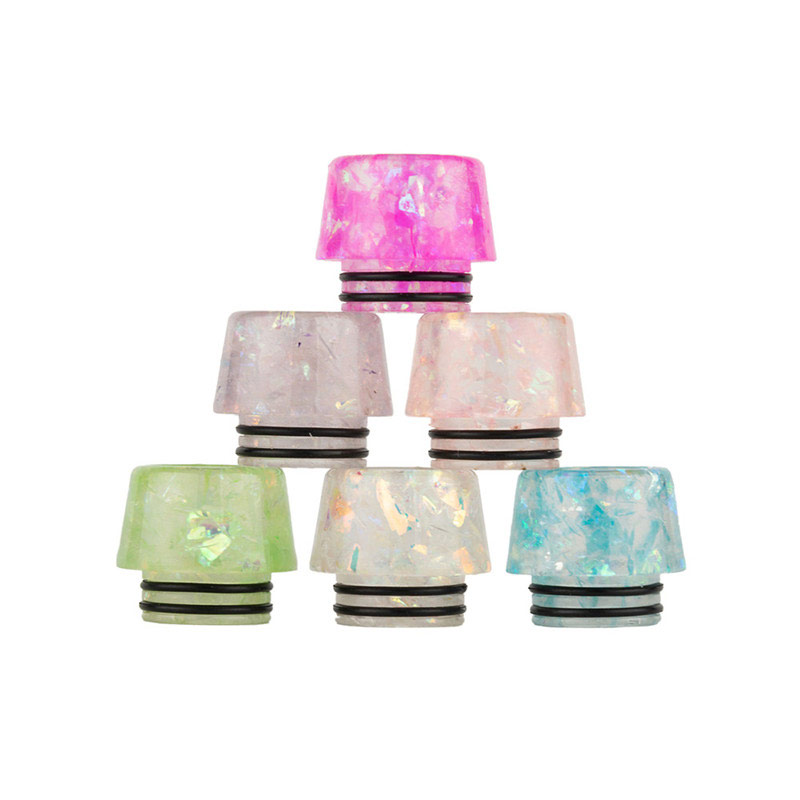 [Global-CN02] Reewape Resin 810 Drip Tip Random Color (10pcs/pack)-CigBest