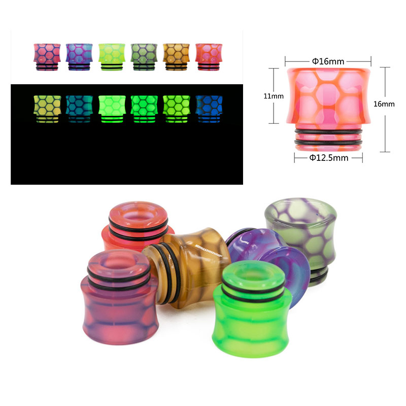 [Global-CN02] Reewape Resin 810 Drip Tip Random Color (10pcs/pack)-CigBest