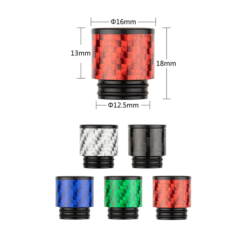 [Global-CN02] Reewape Resin 810 Drip Tip Random Color (10pcs/pack)-CigBest