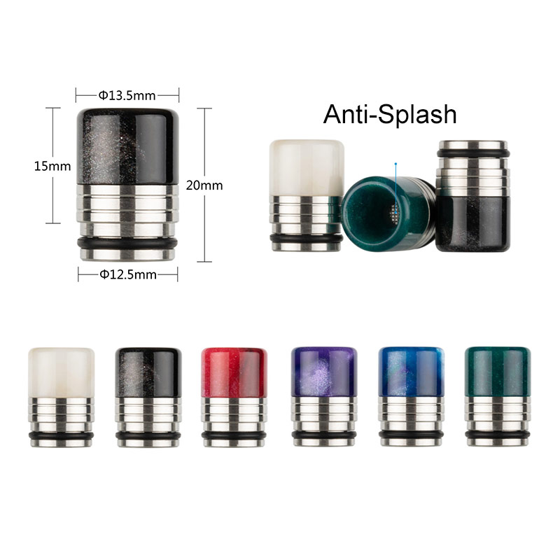 [Global-CN02] Reewape Resin 810 Drip Tip Random Color (10pcs/pack)-CigBest