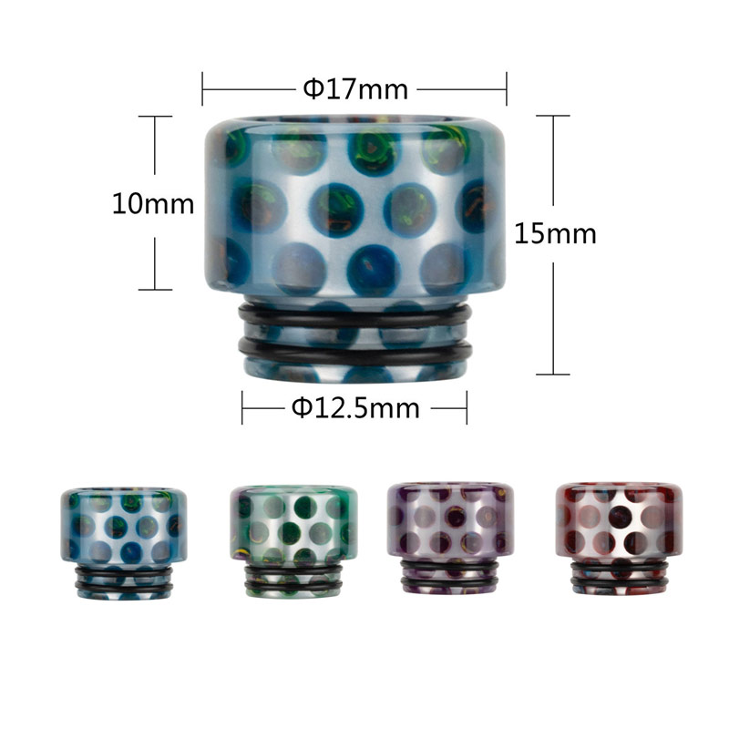 [Global-CN02] Reewape Resin 810 Drip Tip Random Color (10pcs/pack)-CigBest