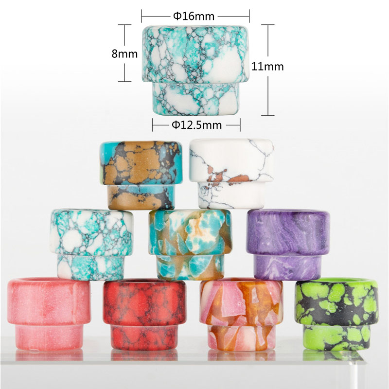 [Global-CN02] Reewape Resin 810 Drip Tip Random Color (10pcs/pack)-CigBest