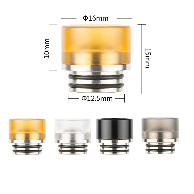 [Global-CN02] Reewape Resin 810 Drip Tip Random Color (10pcs/pack)-CigBest