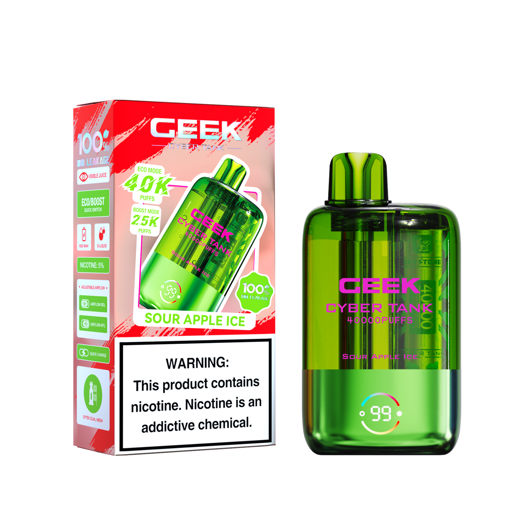 [Europe-PL01] KEYSTONE Geek Cyber Tank 40000 Kit 20ml