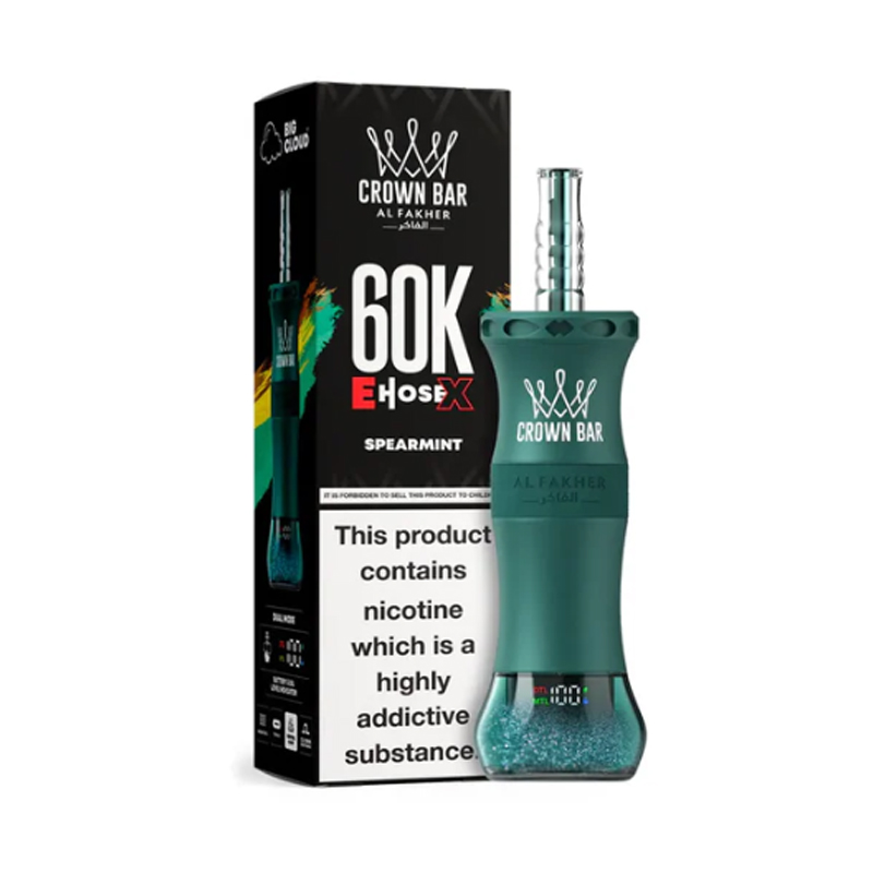[Europe-DE01] Al Fakher Crown Bar Shisha Hookah E-Hose X 60K Kit 50ml