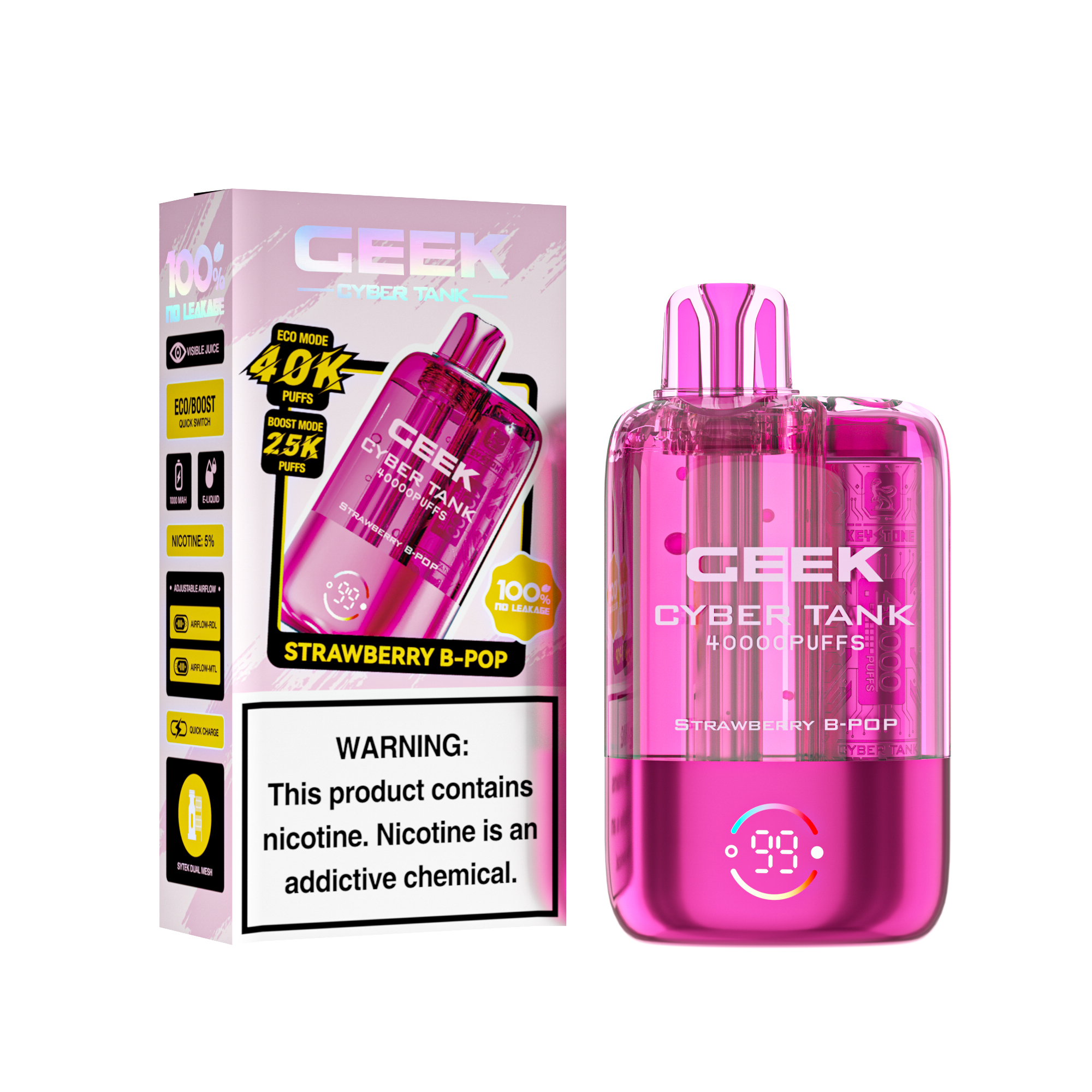 [Europe-PL01] KEYSTONE Geek Cyber Tank 40000 Kit 20ml