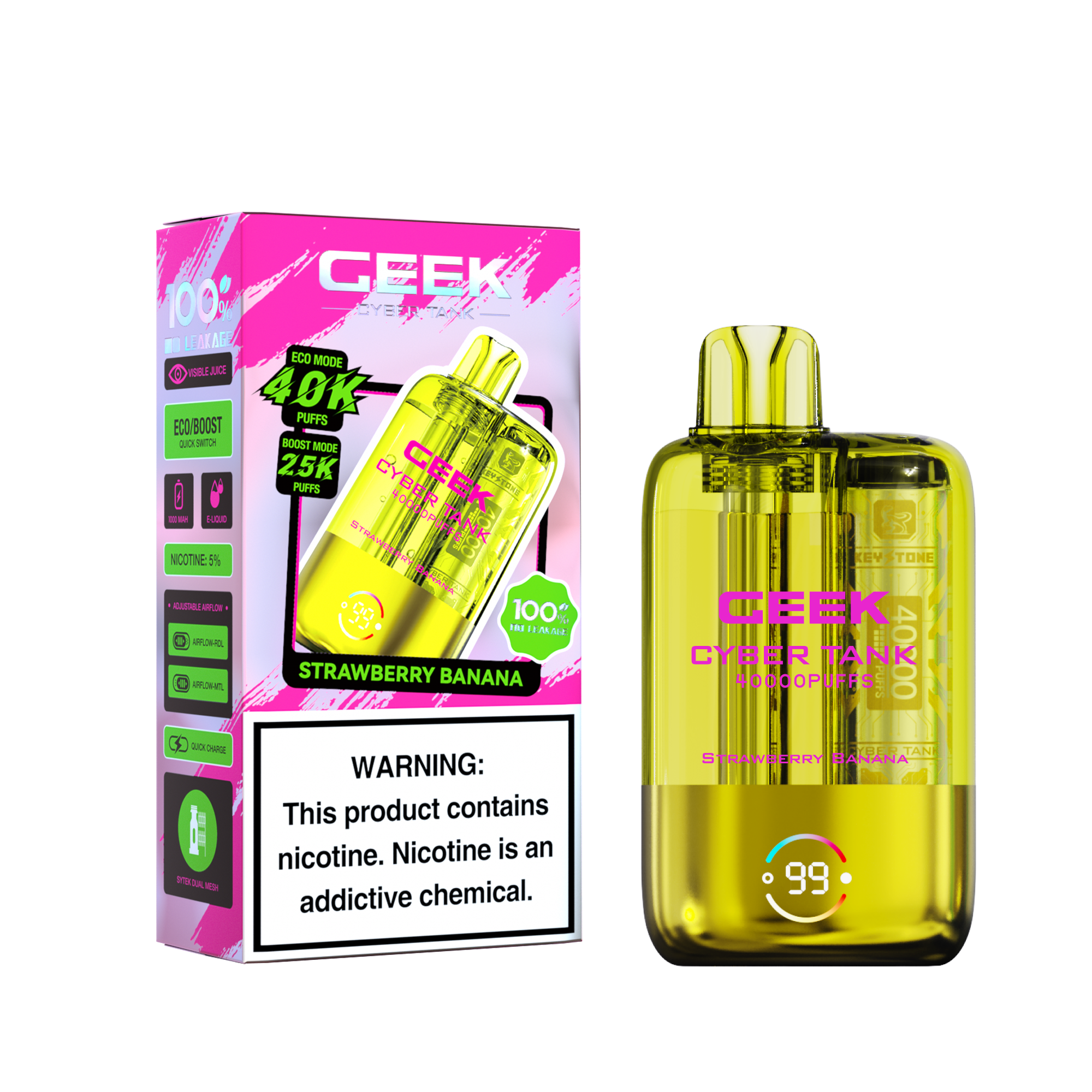 [Europe-PL01] KEYSTONE Geek Cyber Tank 40000 Kit 20ml