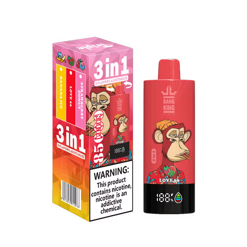 [Europe-PL01] Bang King Triple 85000 Puffs 3 in 1 Kit 63ml