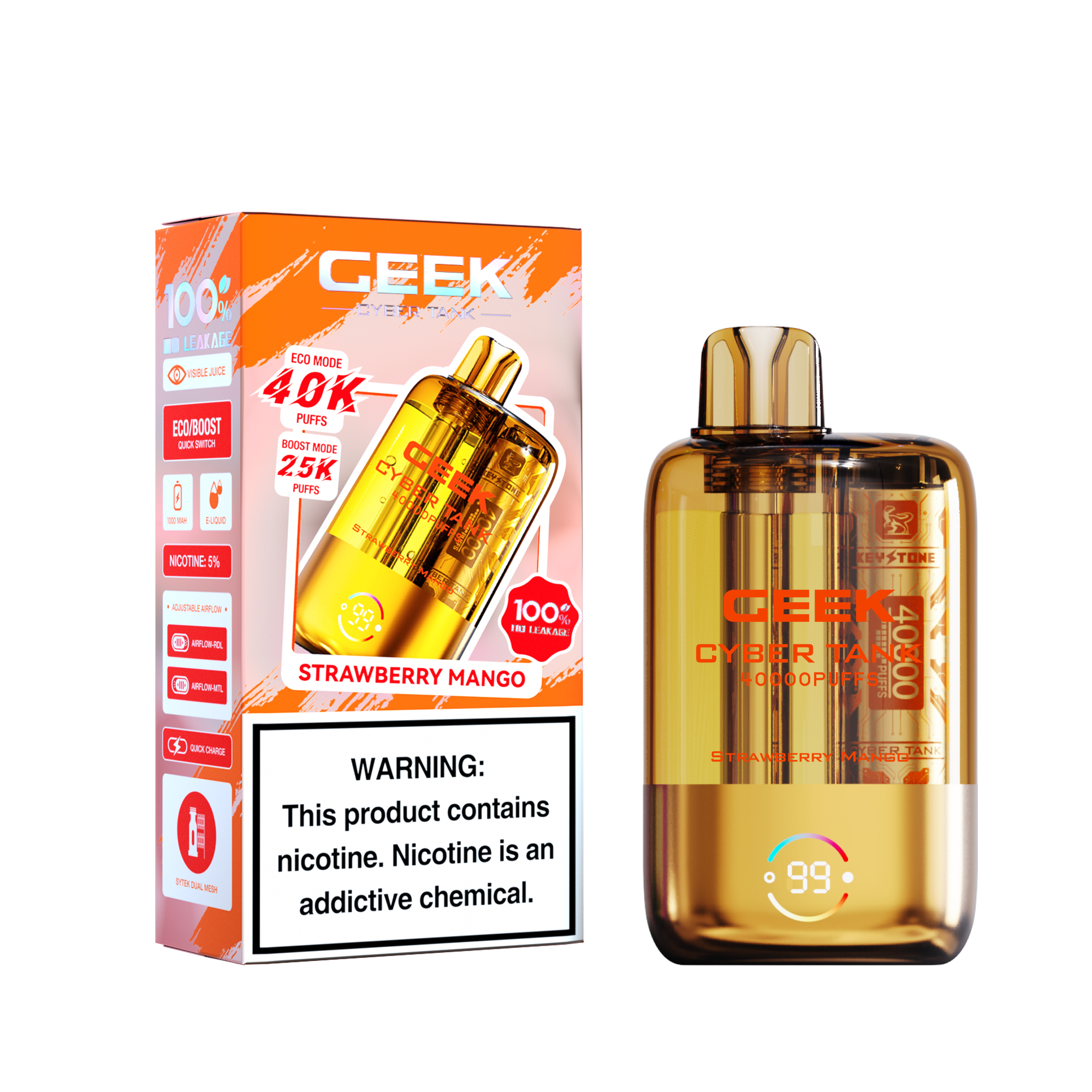 [Europe-PL01] KEYSTONE Geek Cyber Tank 40000 Kit 20ml