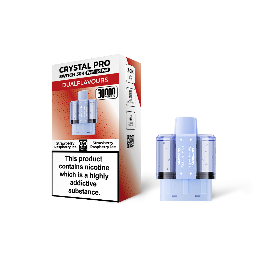 SUONON & Crystal Pro Switch 30K Prefilled Pod Cartridge 22ml (Dual Flavours)