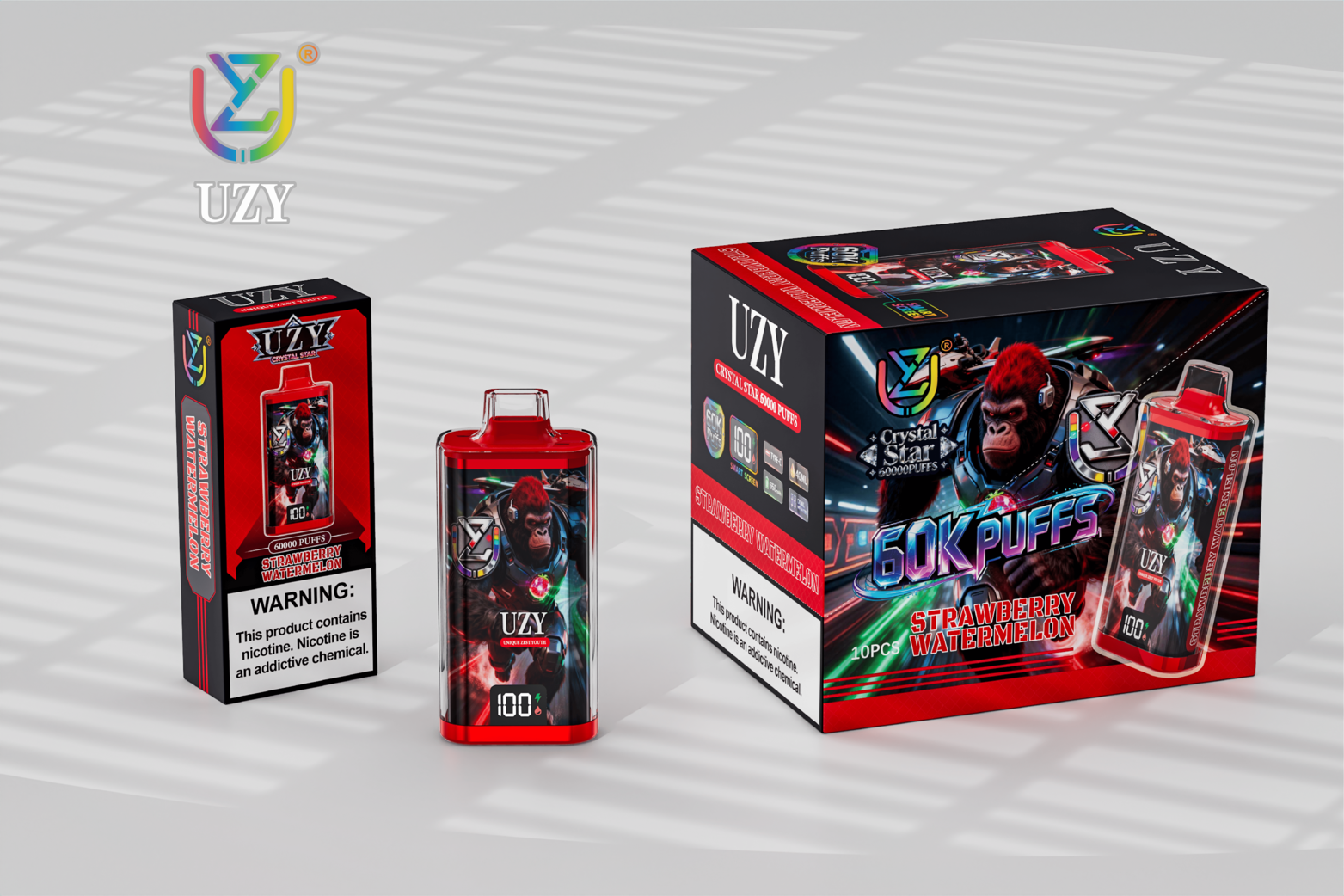 [Europe-DE01] UZY Crystal Star 60000 Kit kit 40ml